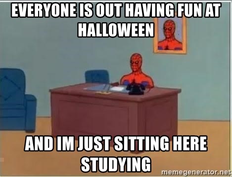 studying